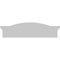 Ekena Millwork Eyebrow Architectural Grade PVC Pediment, 38"W x 10-1/2"H x 2-3/4"P PEDP038X105EYE00 - alternate 4